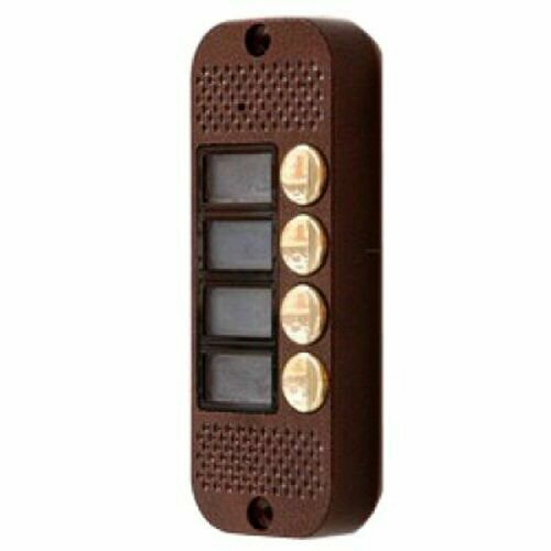 Вызывная видеопанель JSB-V084 PAL (медь) на 4 абонента