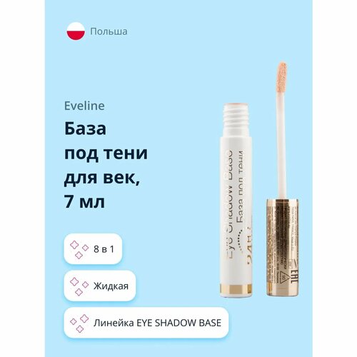 База под тени для век EVELINE Eye Shadow Base 8 в 1 7мл