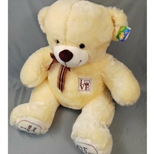 Мягкая игрушка Мишка/молочный большой медведь-40 см
