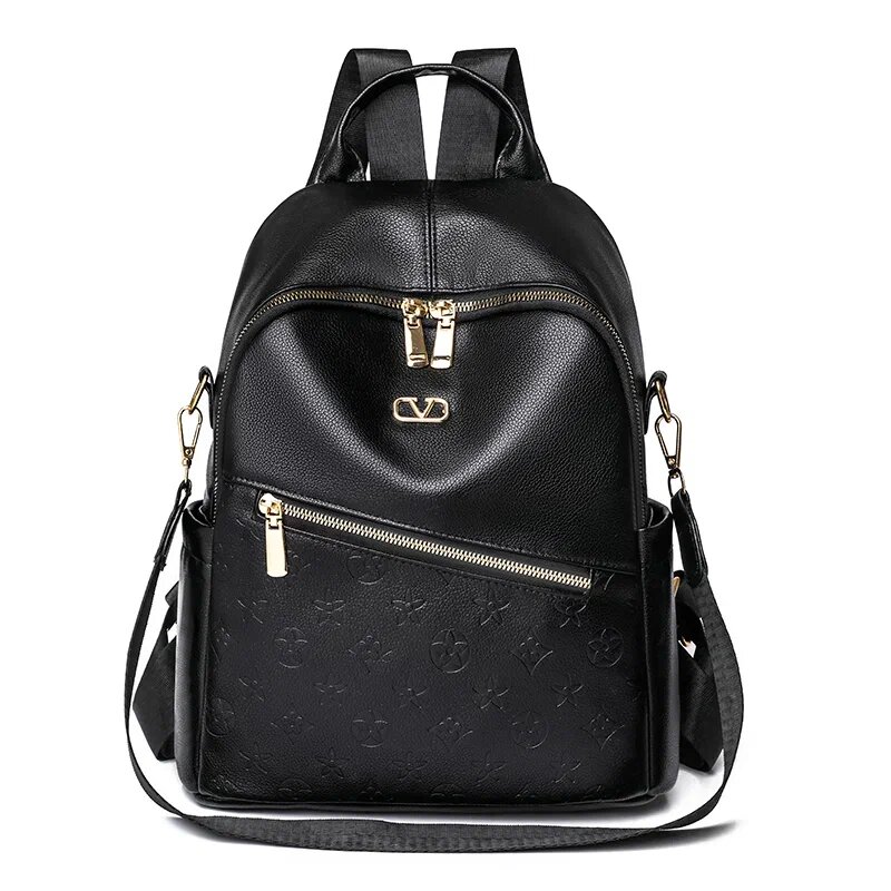 Рюкзак Mod, женский, искусственная кожа, фронтальный карман, 32x24x13 см