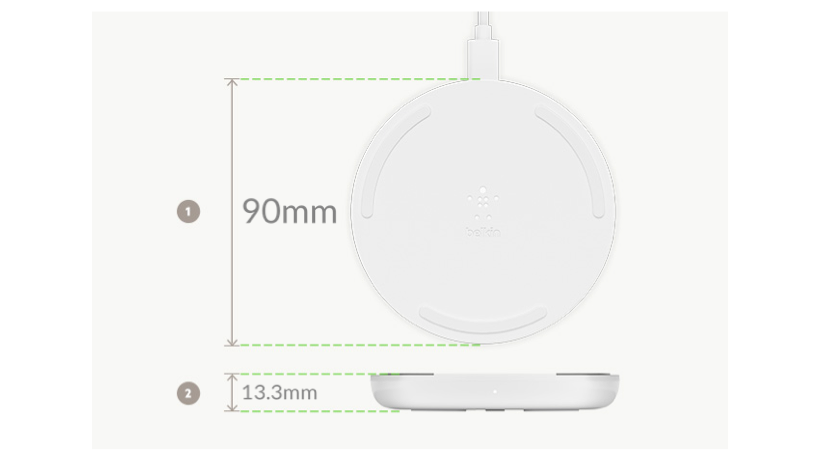 Беспроводное зарядное устройство Belkin WIA001vfWH (White) - фото №16