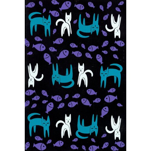 Записная книжка Замша черная А5 96 листов 744₽