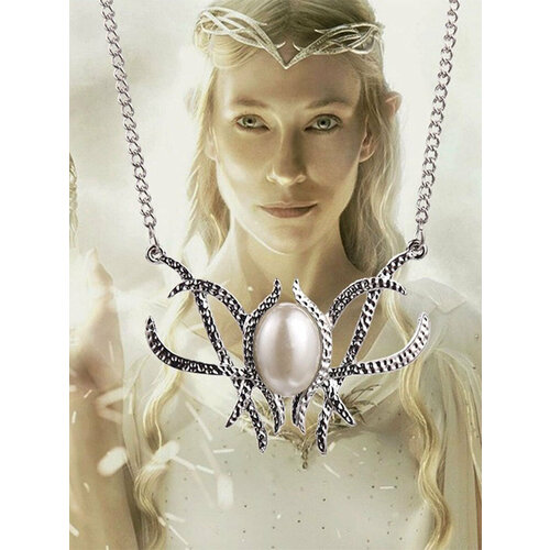 Колье GAMEМЕРЧ, серебряный, белый