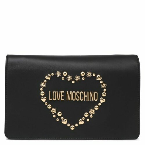 Сумка LOVE MOSCHINO, черный сумка кросс боди love moschino натуральная кожа красный