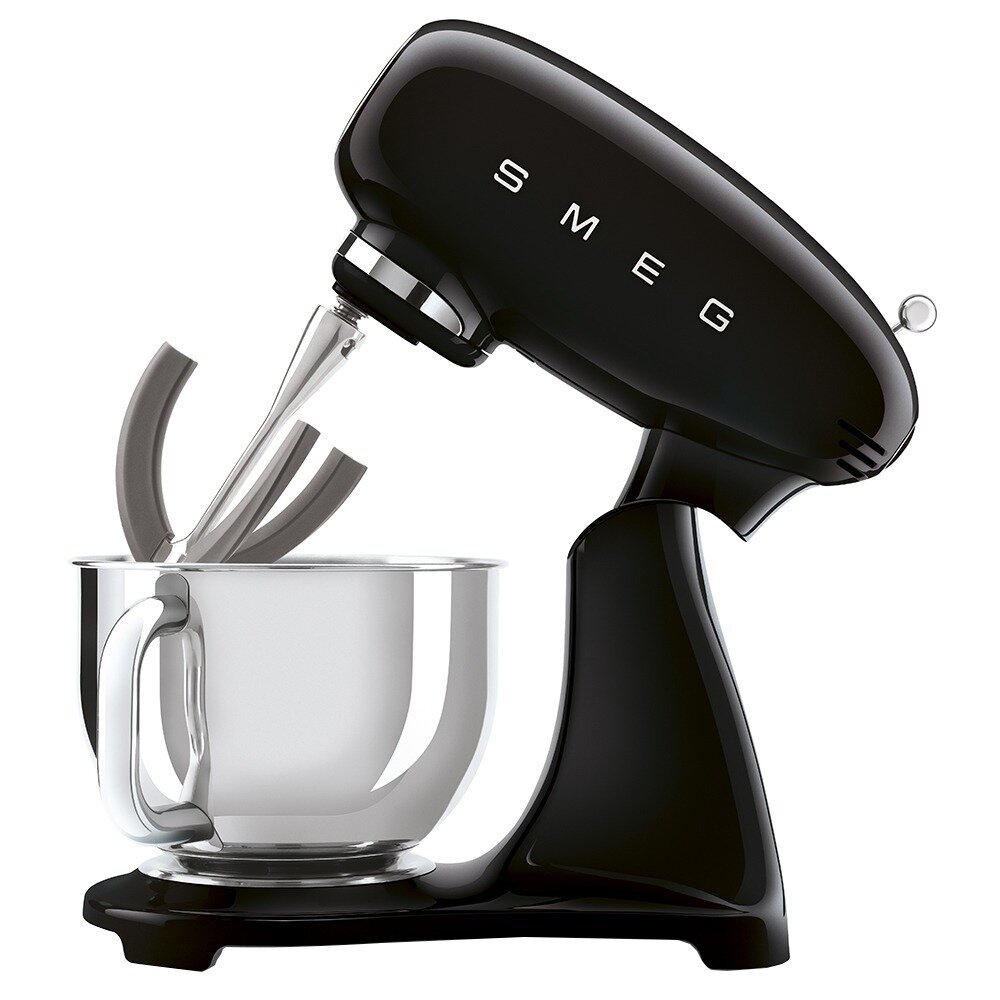 Планетарный миксер SMEG SMF03BLEU, черный, официальная гарантия — фото 1