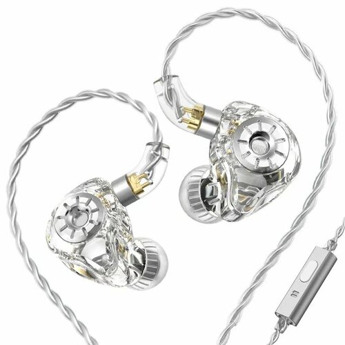 Мониторы TRN-ST1 Pro настраиваемые гибридные HiFi - прозрачные 300000₽