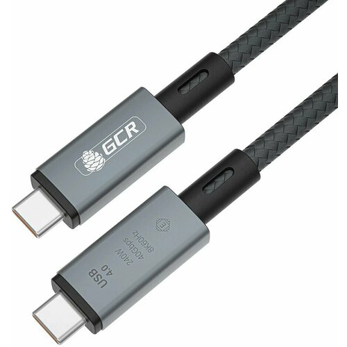 Кабель USB Type-C - USB Type-C, 1м, Greenconnect (GCR-54952) j5create jcc153g usb type c m hdmi m 1 5 м белый серый