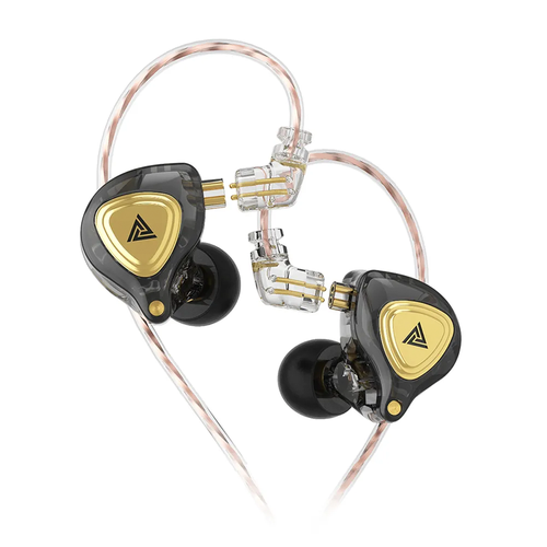 Наушники проводные QKZ-ZX3 черные 35 мм с микрофоном Hi-Res Audio 185000₽