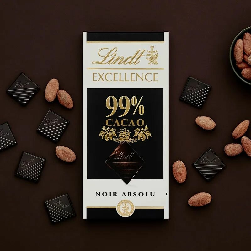 Шоколад Lindt Excellence горький 99% 50г (Франция)