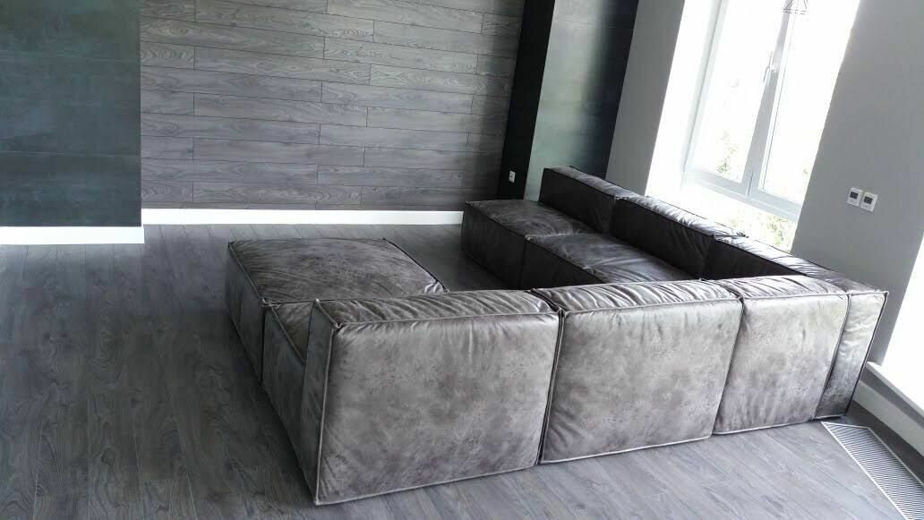 Диван в стиле loft, диван модульный, NORD, ш288*г288/96*в68 — фото 1