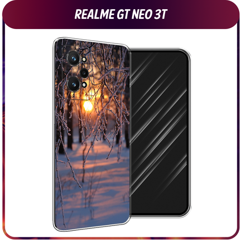 Силиконовый чехол на Realme GT Neo 3T/GT Neo 2 / Реалми GT Neo 3T Зима 7