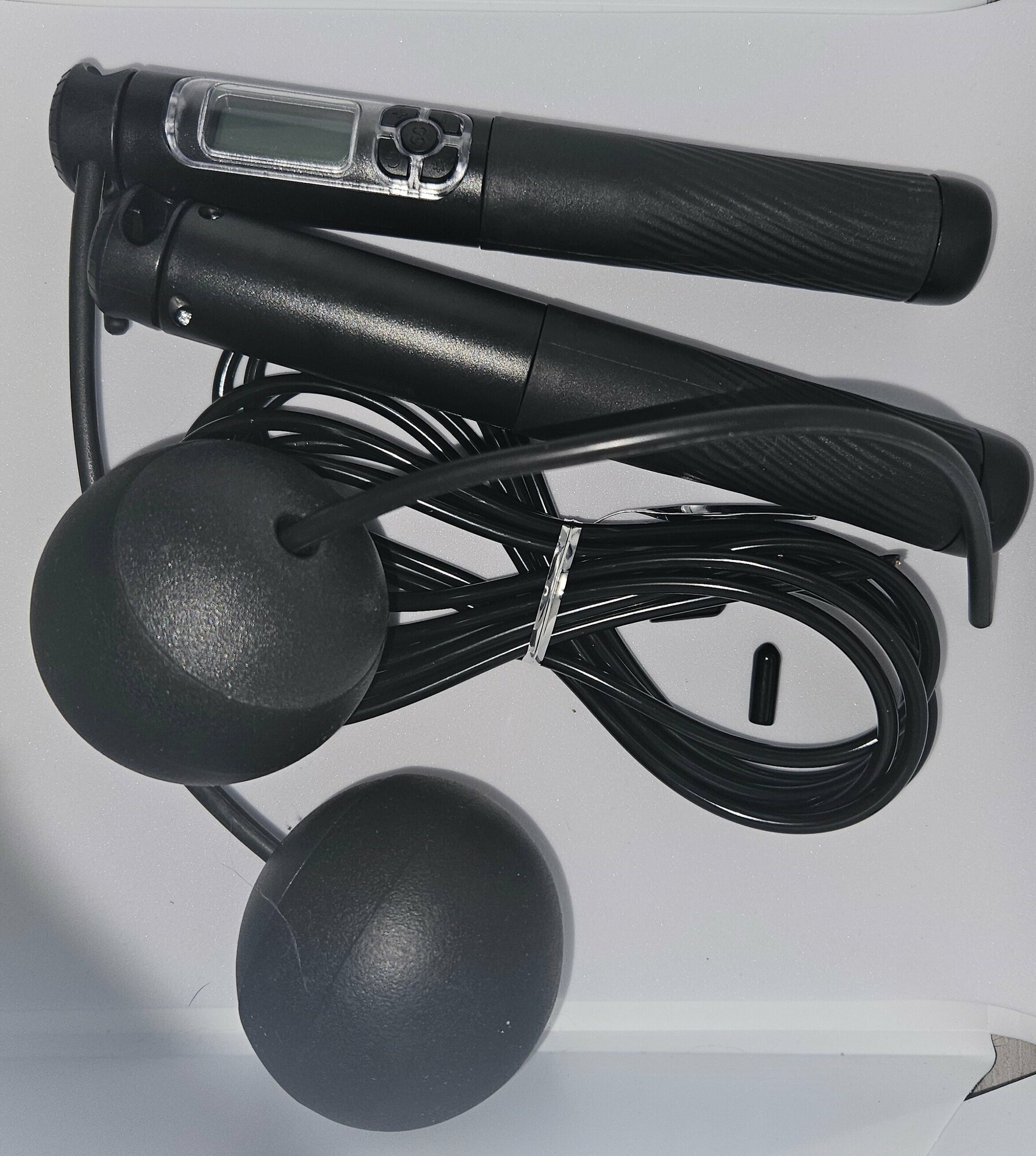 Скакалка для фитнеса, спортивная, беспроводная, прыгалка для людей, ведущих активный образ жизни Basalt черная