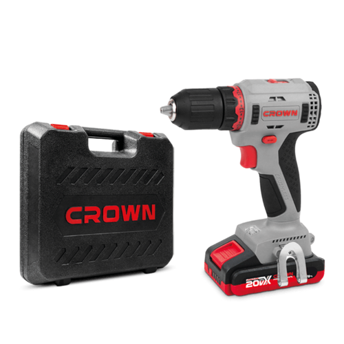 Аккумуляторная дрель-шуруповерт Crown CT21091HX-2 BL BMC 2х20 Ач 14090₽