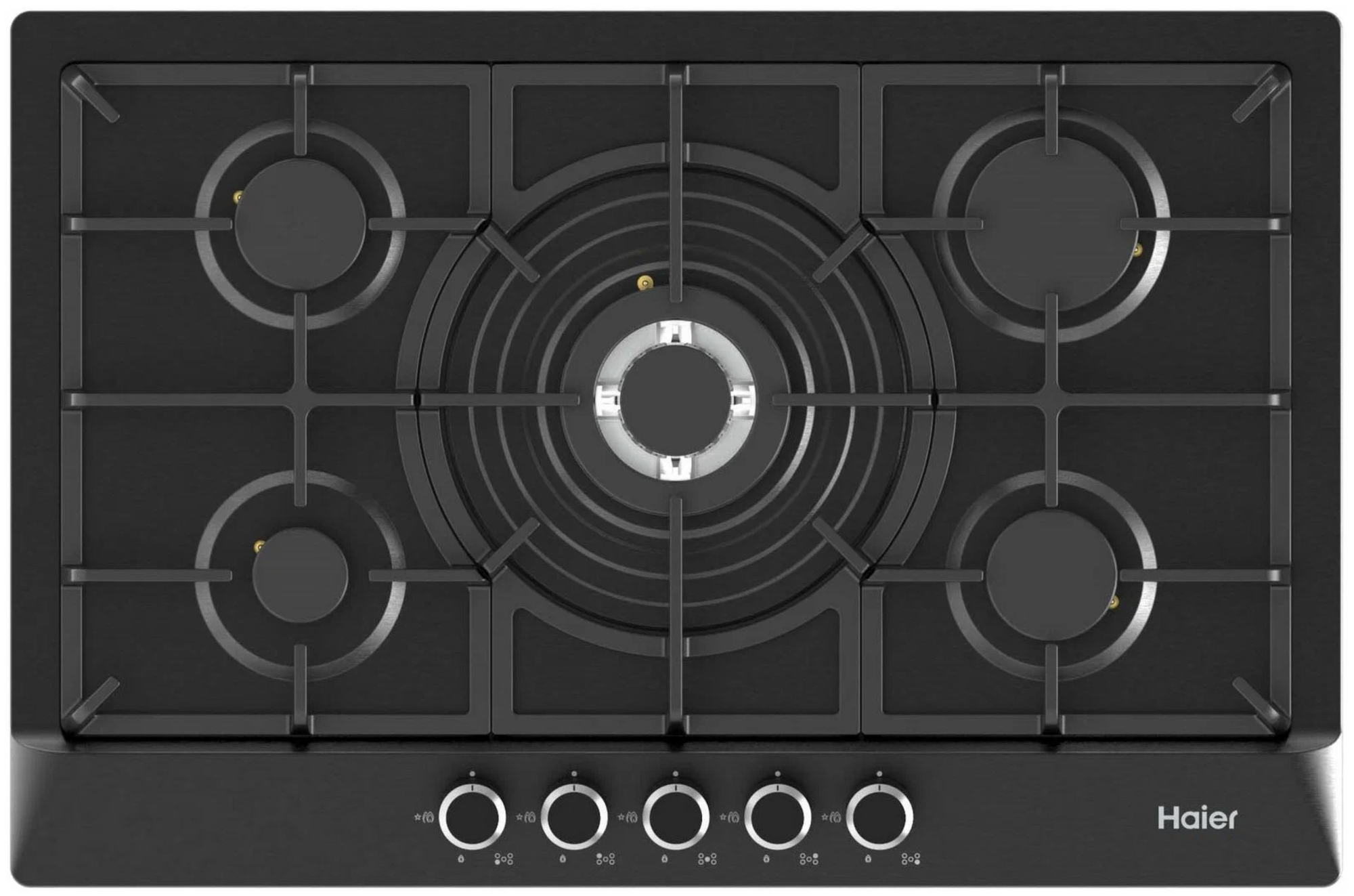Встраиваемая газовая варочная панель Haier HHX-M75CWBX