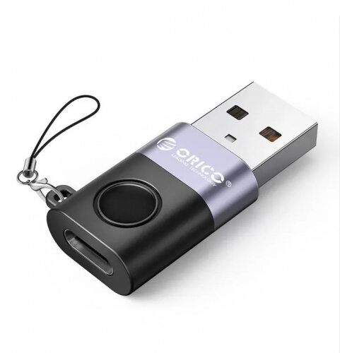 Адаптер OTG для телефона Orico -WAC-BK-BP USB-C(f)/USB-A(m), USB 2.0, , черный