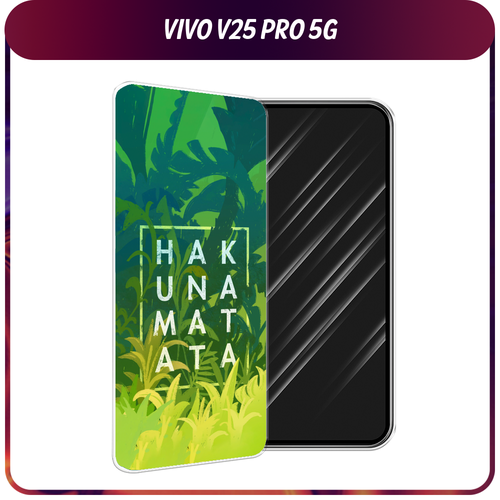 Силиконовый чехол на Vivo V25 Pro 5G / Виво V25 Про 5G Акуна Матата силиконовый чехол с принтом dream on для vivo v25 pro 5g виво в25 про