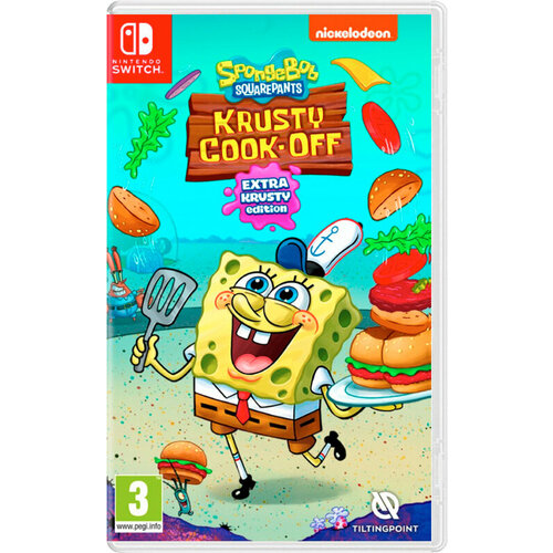 Картридж для Nintendo Switch SpongeBob: Krusty Cook-Off - Extra Krusty Edition РУС СУБ Новый картридж для nintendo switch sniper elite 3 ultimate edition рус новый