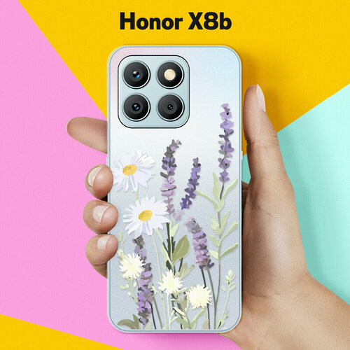 Силиконовый чехол на Honor X8b Цветы / для Хонор Икс 8 б