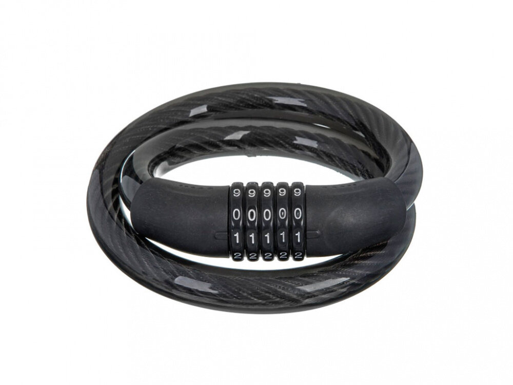 Замок STG противоугонный трос 25х1000мм, кодовый