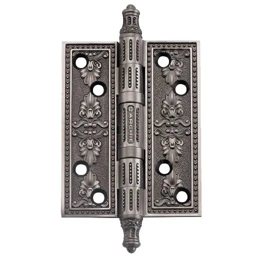 Дверная петля карточная универсальная Archie Genesis A030-G 4262 L (101 мм) черненое серебро
