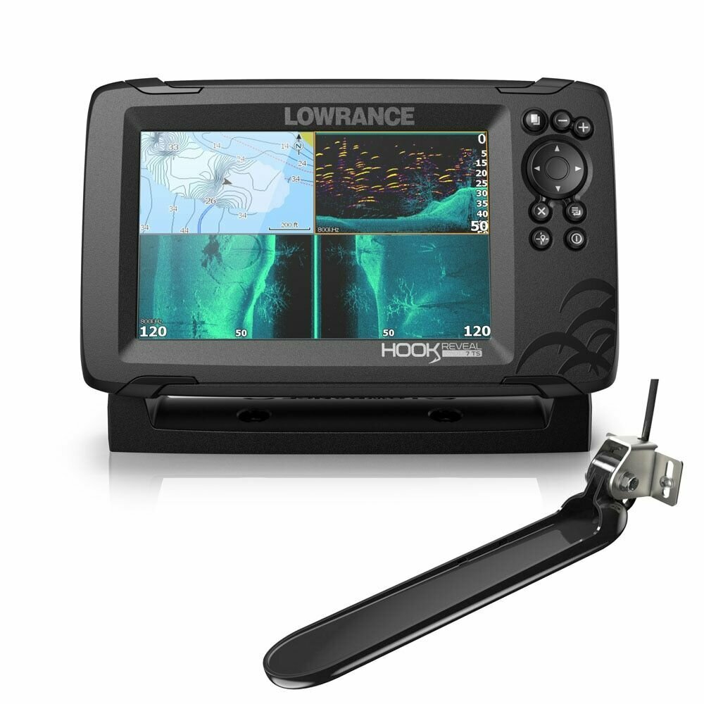 фото Эхолот-картплоттер Lowrance Hook Reveal 7 Tripleshot ROW (000-15520-001). Товар уцененный