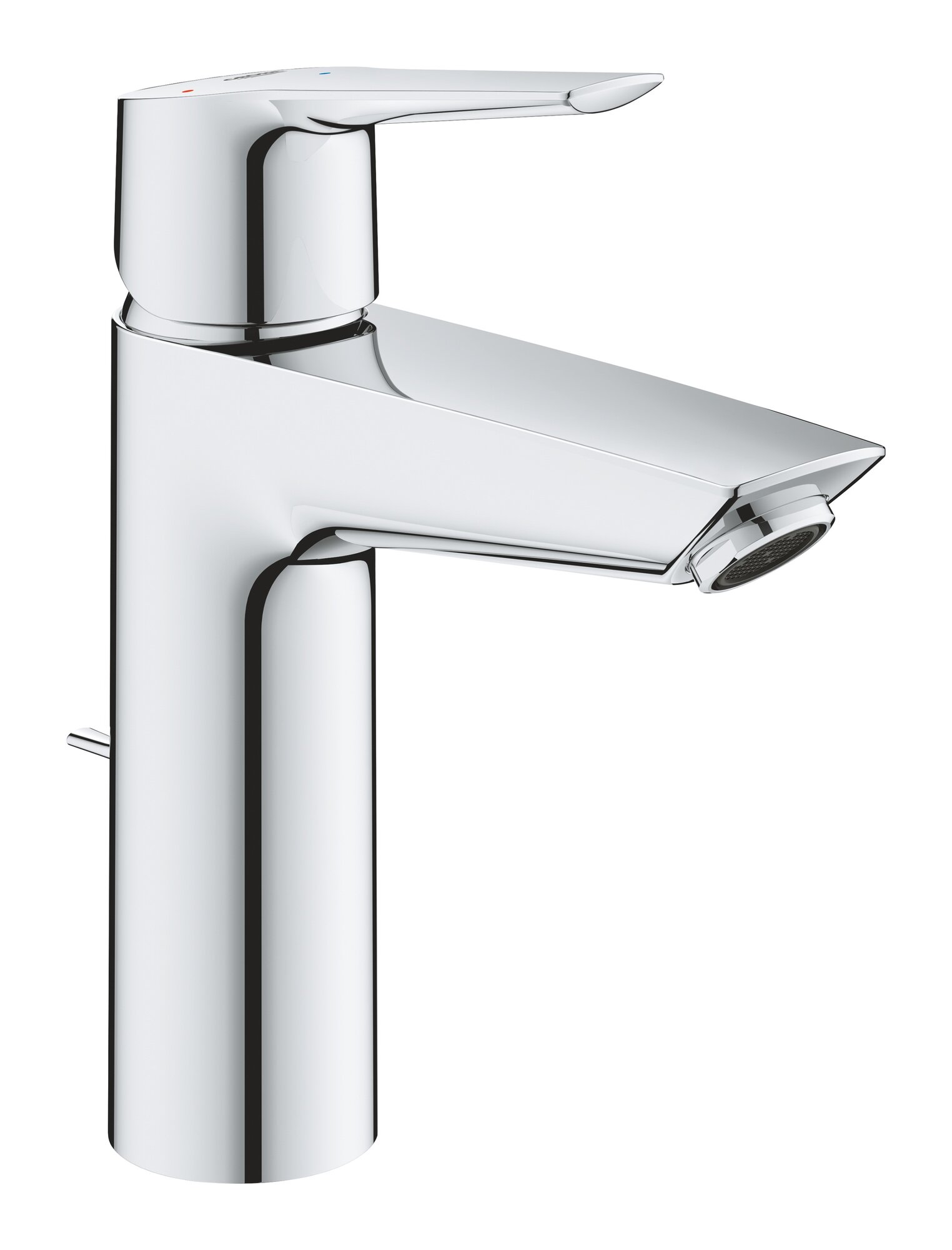 фото Смеситель для раковины однорычажный GROHE QuickFix Start с донным клапаном, M-Size, хром, (23552002)