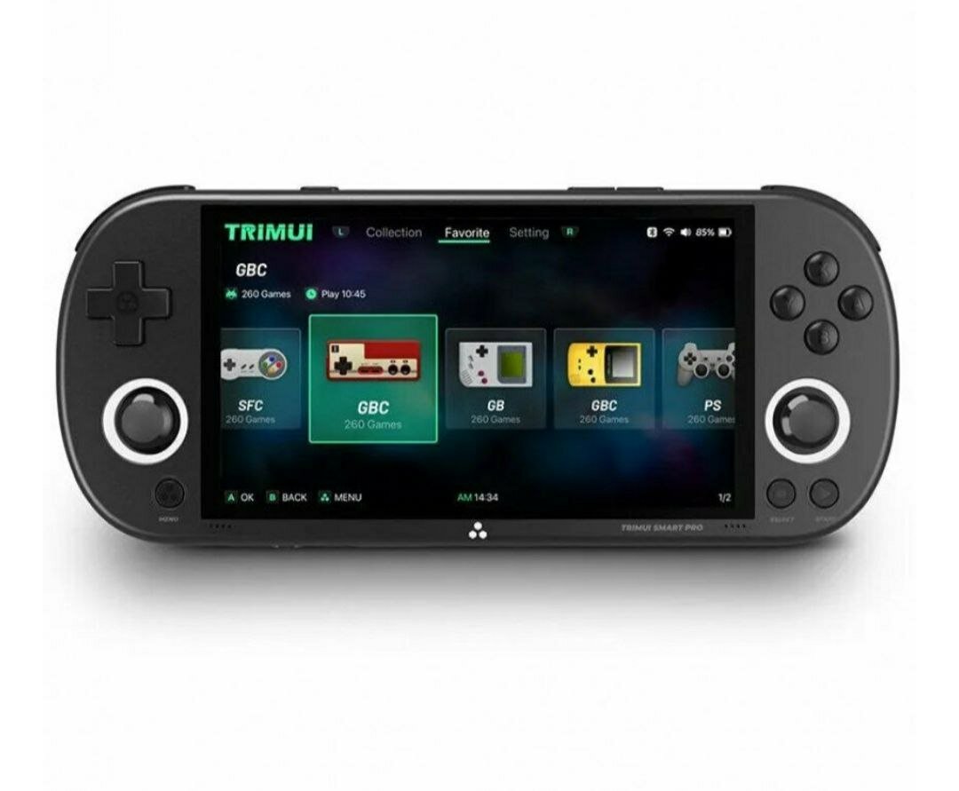 Портативная игровая приставка (ретроконсоль) TRIMUI Smart Pro, 64 GB, Black