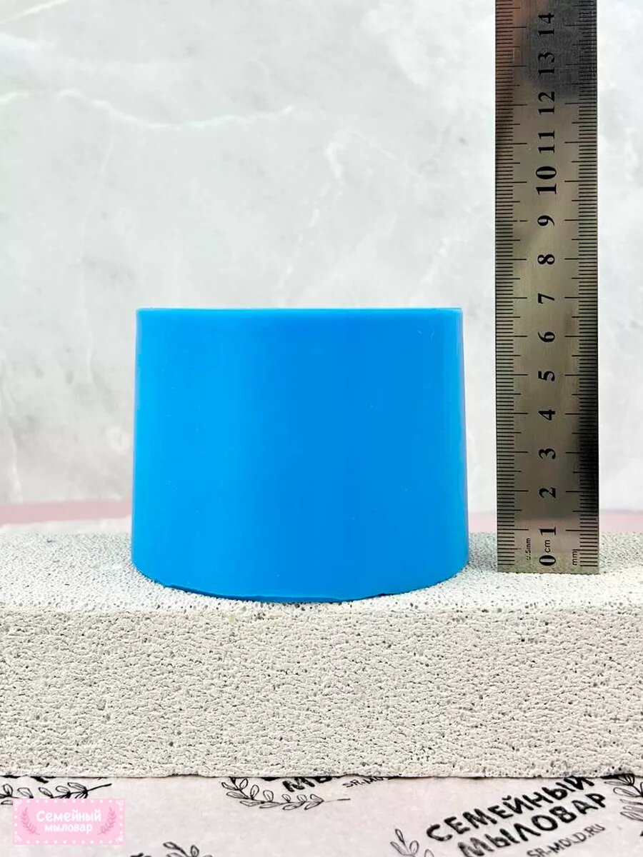 Силиконовый молд для гипса / Кашпо панелька круглая — фото 1