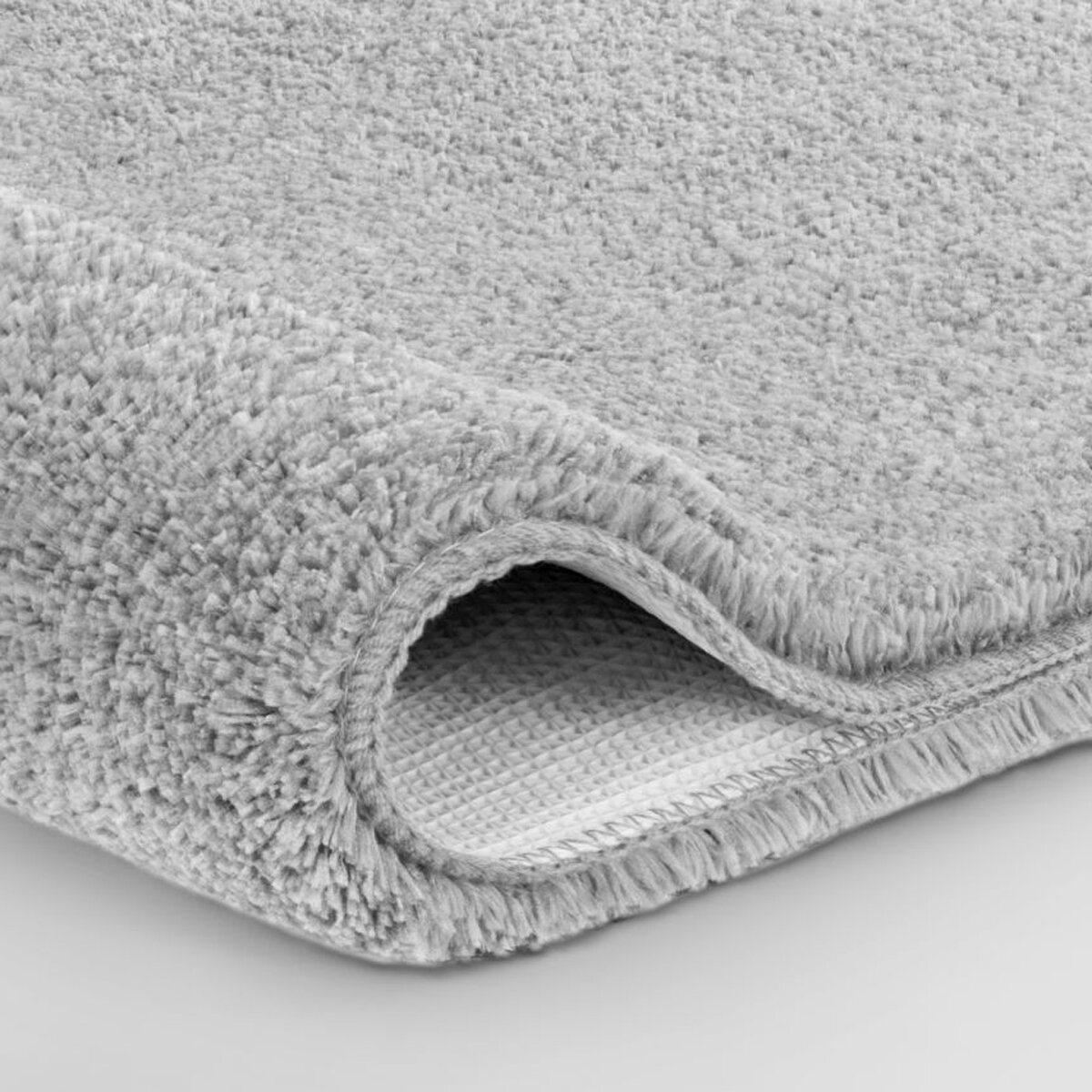 Коврик для ванной комнаты Kleine Wolke Meadow 60x90см, серебристо-серый - фото №9