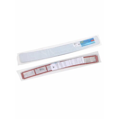 Накладка бампера CHEVROLET Aveo II T300 седан (2011-2015), штамп CHEVROLET (нерж. сталь)