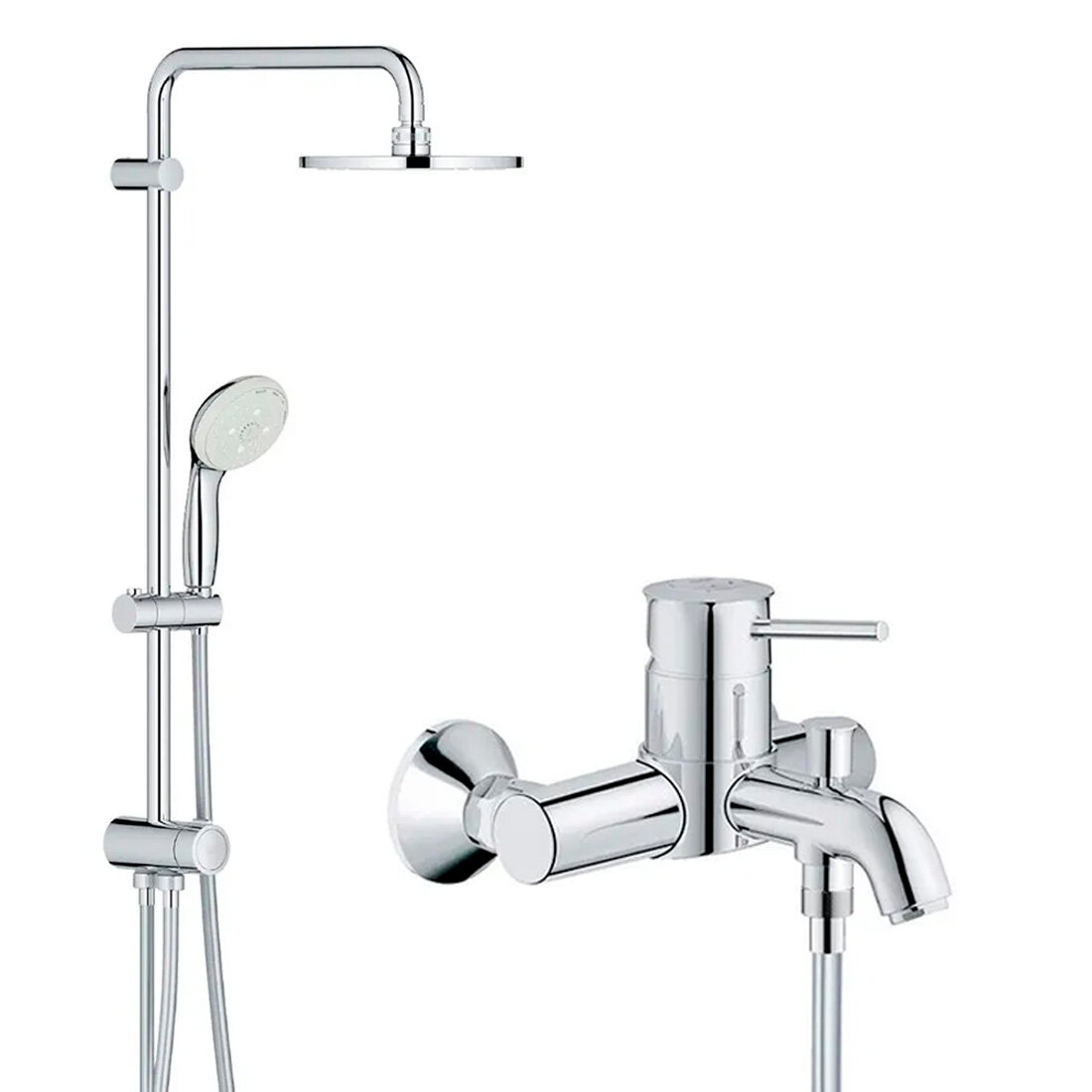Душевая система со смесителем для ванны Grohe BauClassic 32865389