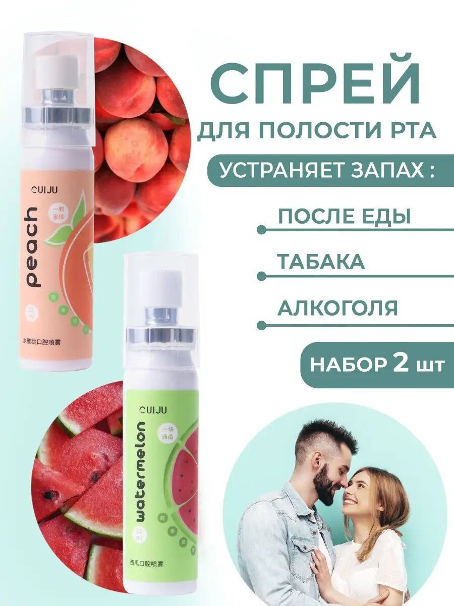 Освежающий спрей для полости рта со вкусом