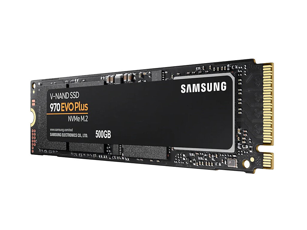 Накопитель SSD Samsung 970 EVO Plus MZ-V7S500BW, 500Гб, форм-фактор M.2, тип PCI-E — фото 1