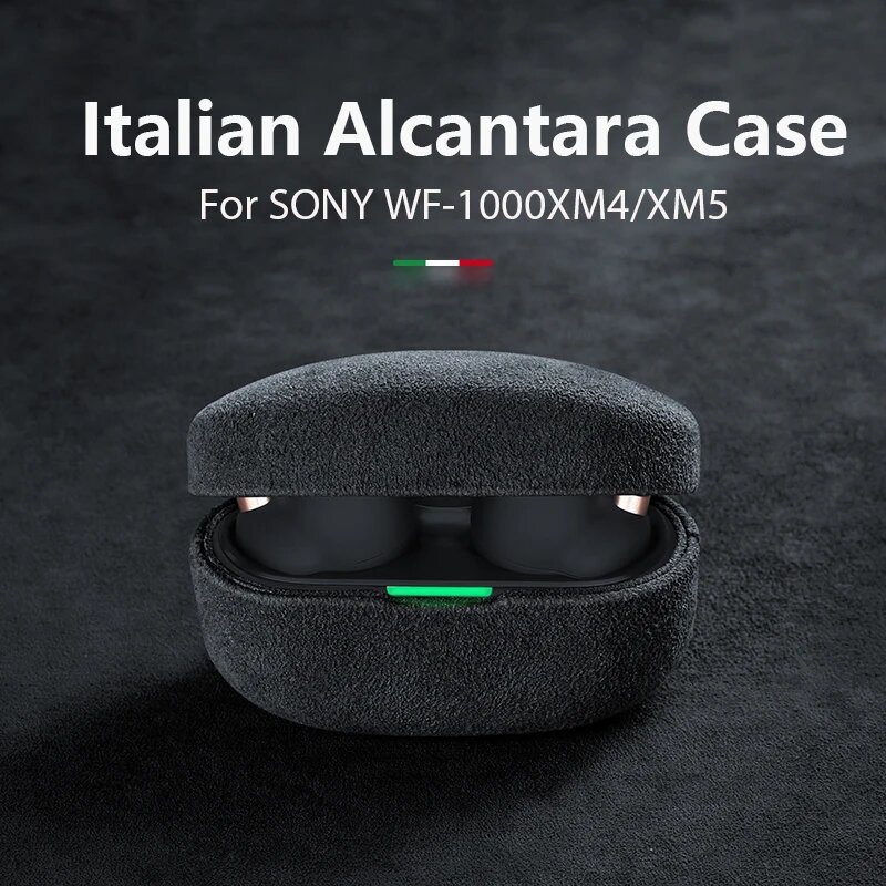 Чехол для наушников SONY WF-1000XM4, цвет в ассортименте, Dark Grey, For SONY WF-1000XM5