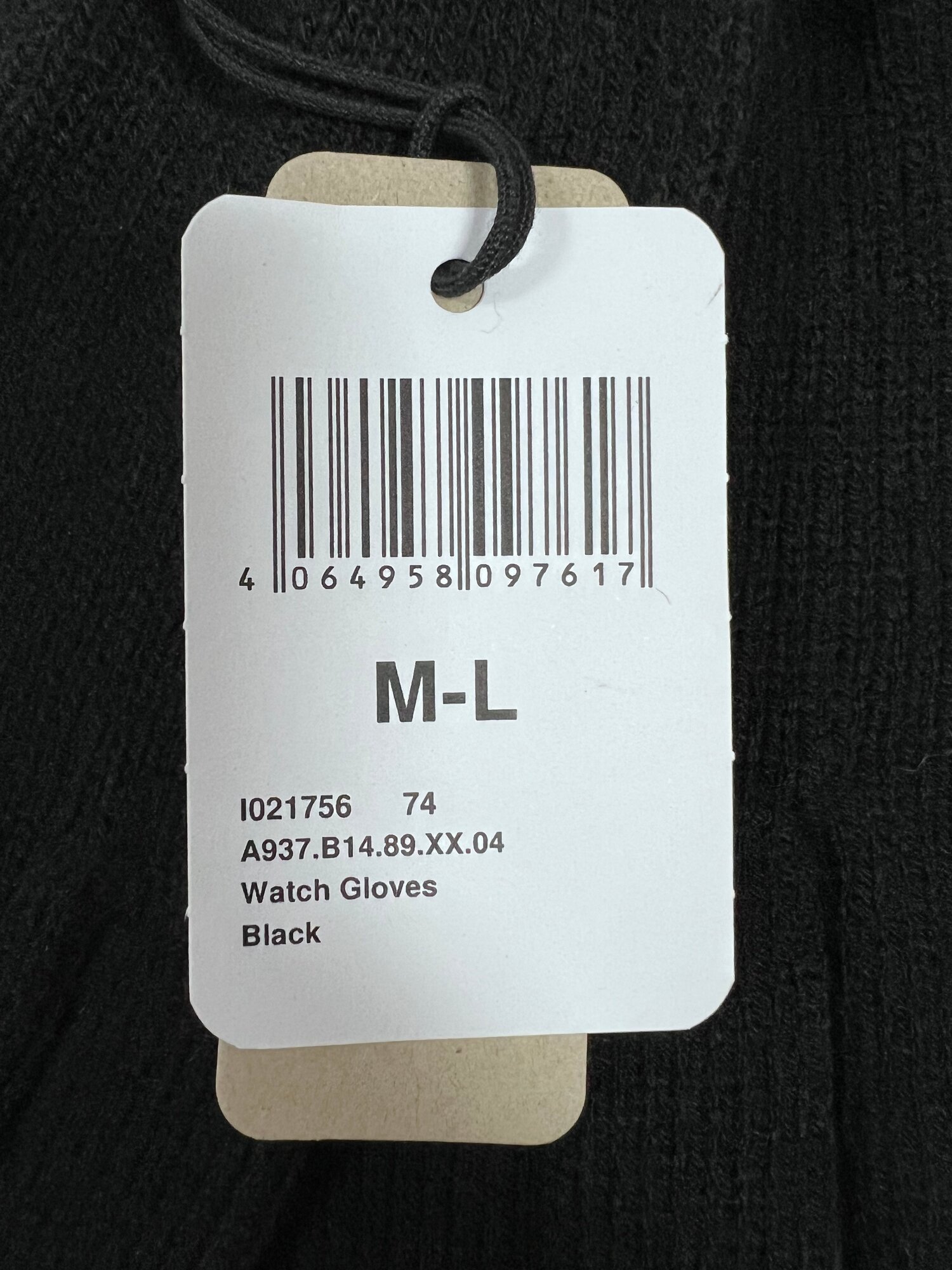 Перчатки Carhartt WIP Watch gloves для взрослых и детей, размер M / L, black — фото 1