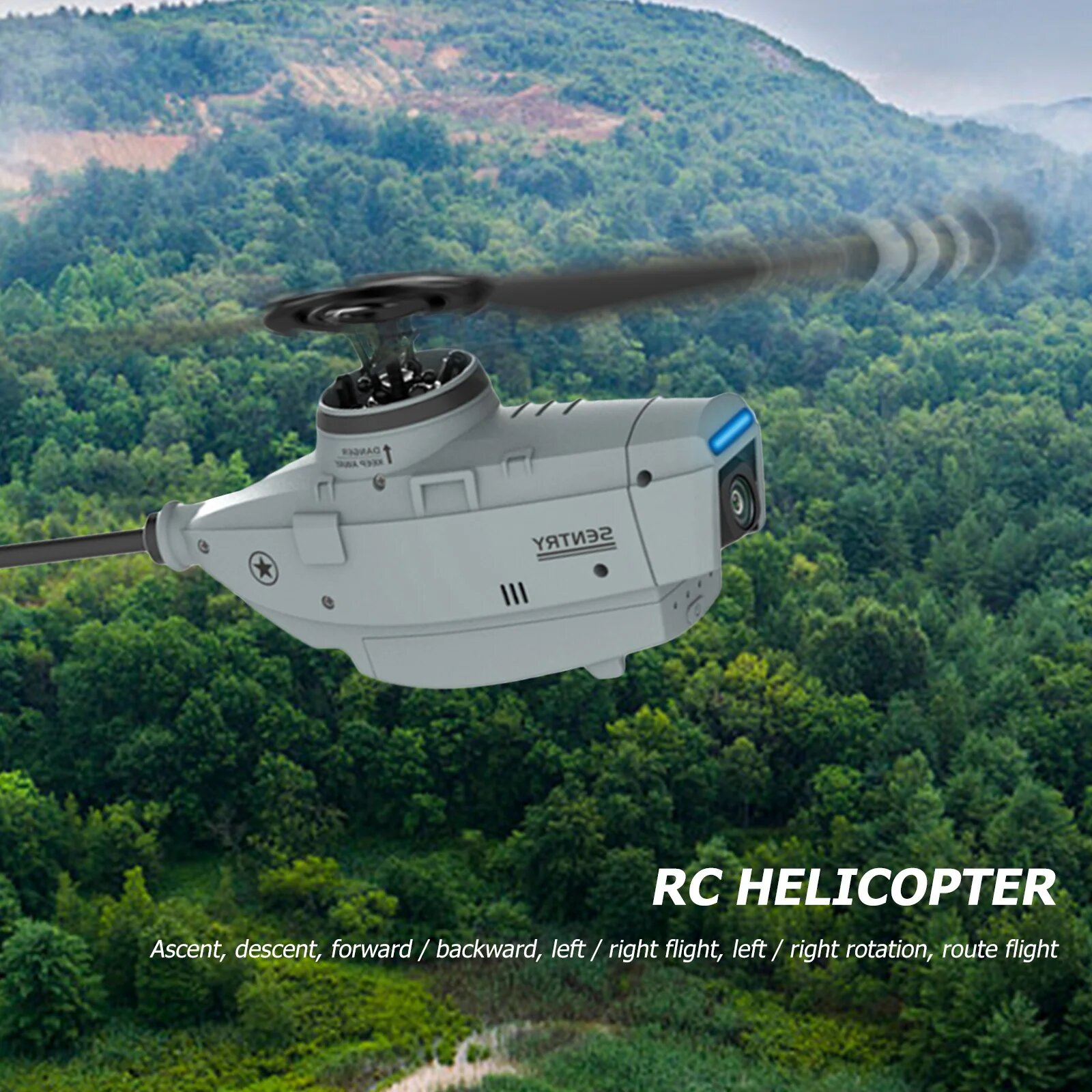RC ERA C127 вертолет 720P, Gray 2 Battery — фото 1