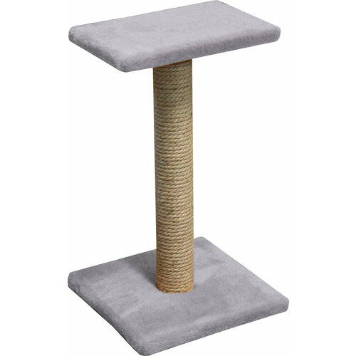 Когтеточка с полкой-лежанкой Рыжий Кот размер 30 х 30 х 54 см 966₽