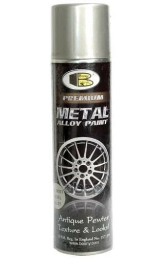 Краска для дисков никель аэрозоль 400мл BOSNY BOSNY арт  M001
