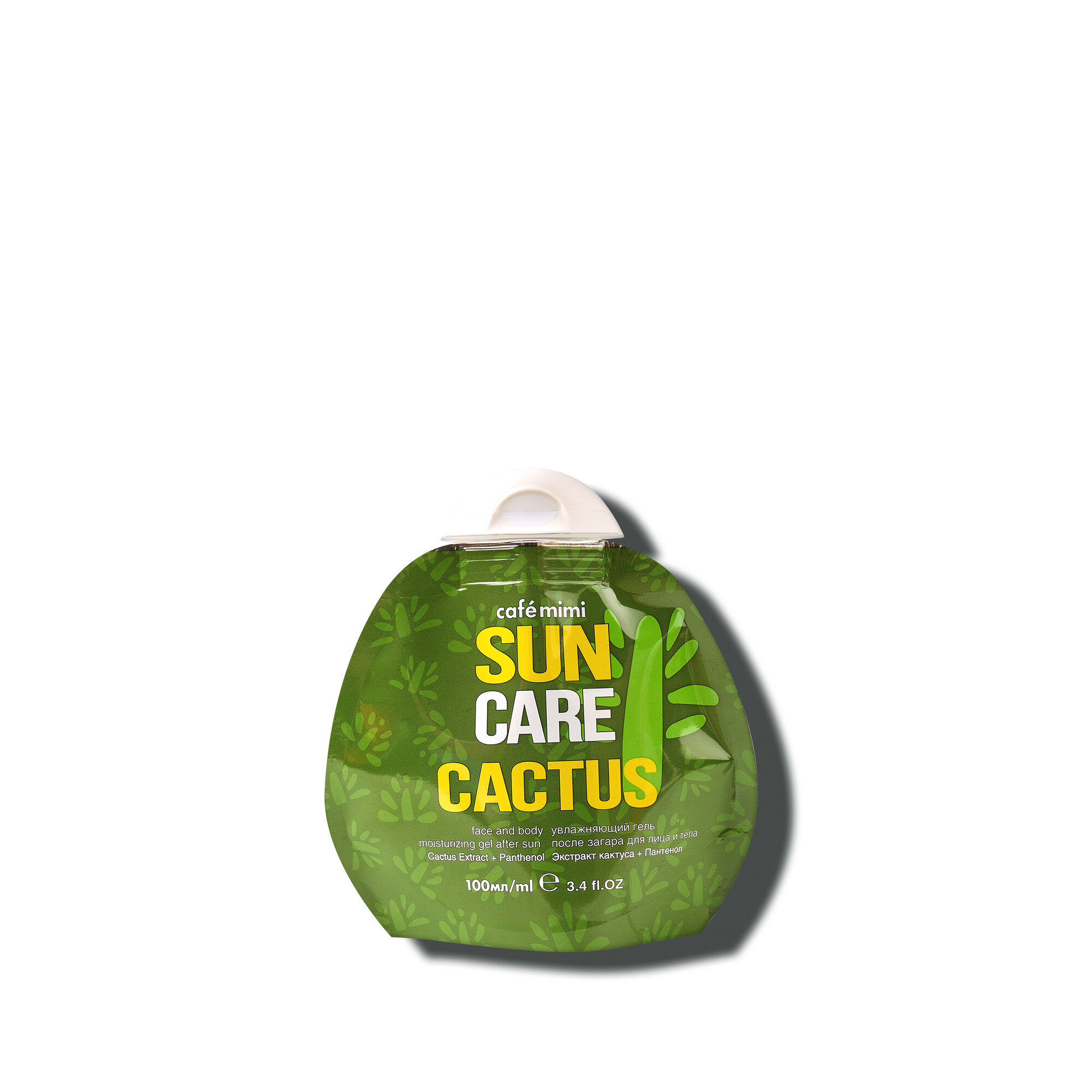 Cafe mimi Увлажняющий гель после загара для лица и тела Cactus 100 мл