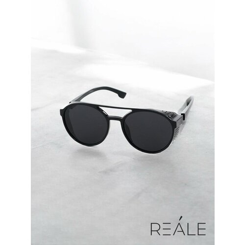 Солнцезащитные очки , черный, коричневый