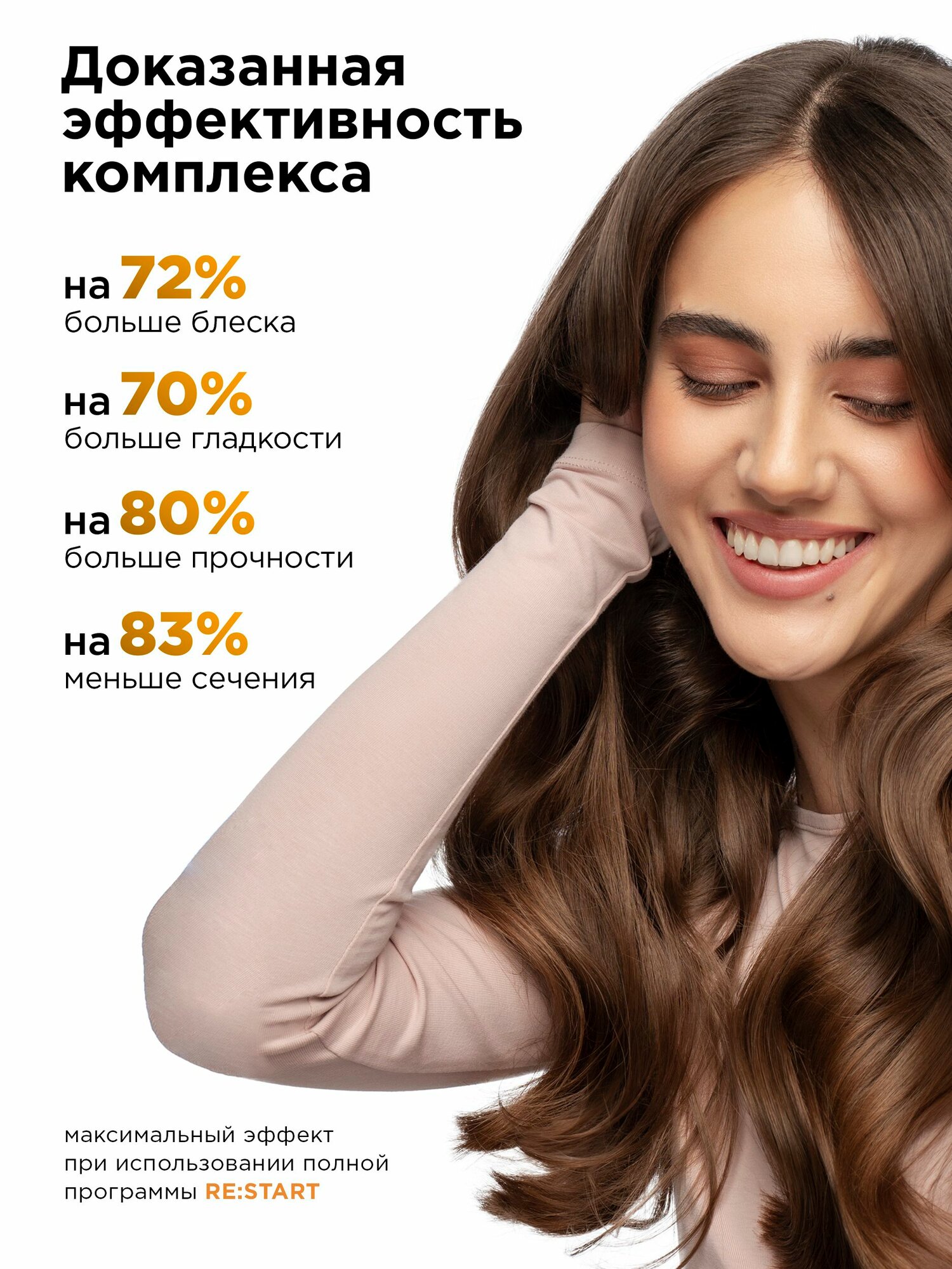 Картинки MIXIT Маска для волос, шампунь и бальзам для объема и блеска с кератином RESTART, 2500 мл