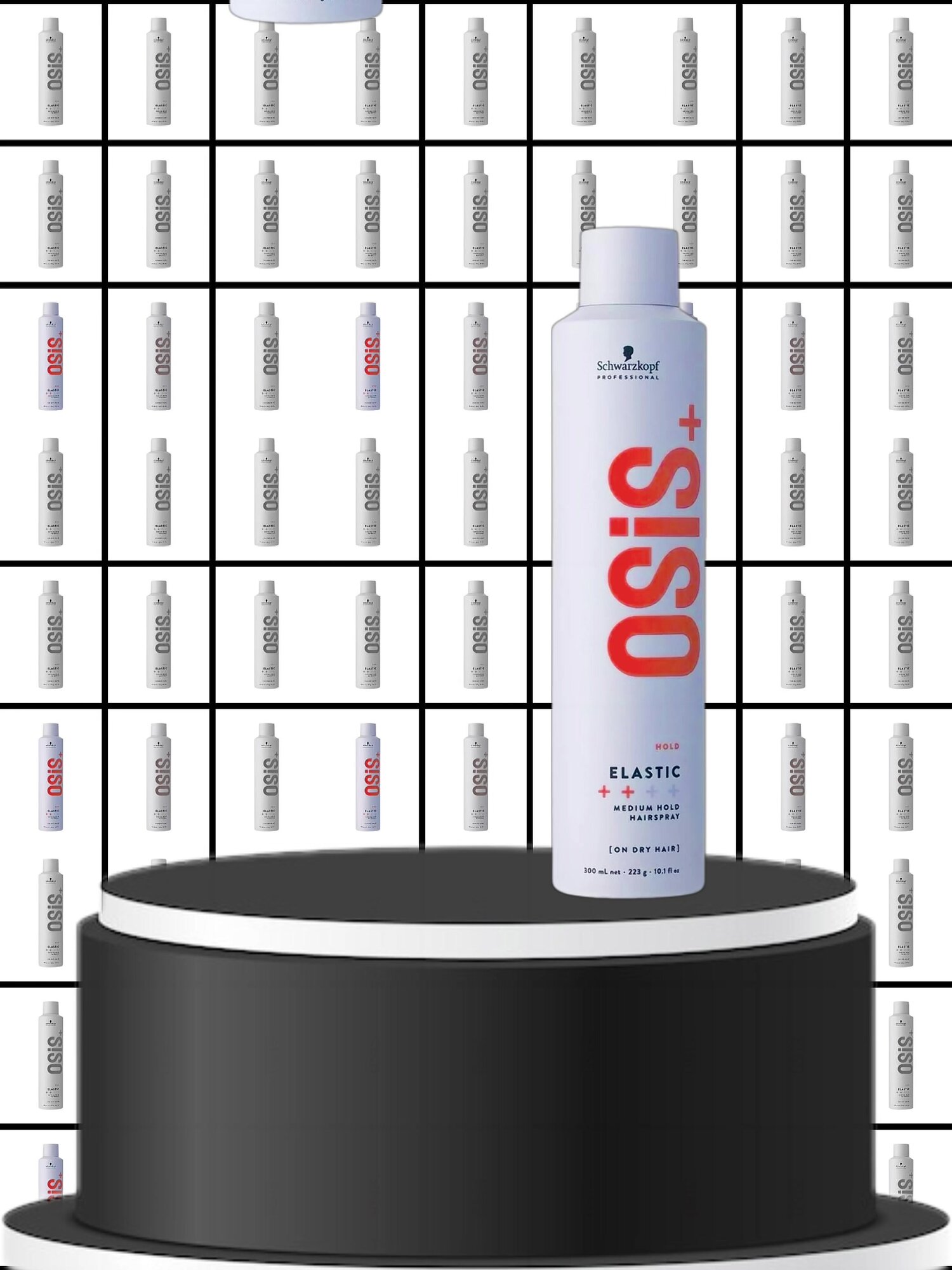 Лак для волос Schwarzkopf Osis Elastic, средняя фиксация, профессиональный, без утяжеления, 300 мл — фото 1