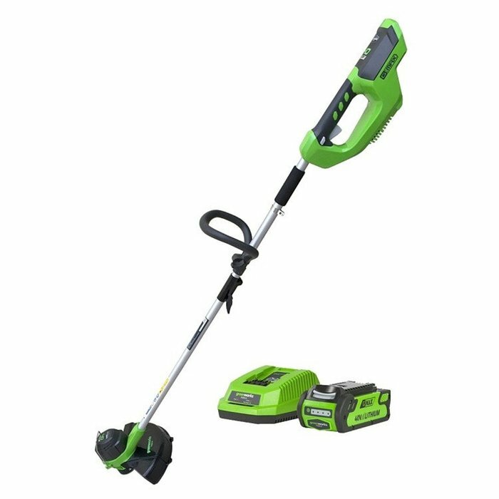Триммер аккумуляторный Greenworks 2101507UB G40LT30K4 с АКБ 4А. ч и ЗУ