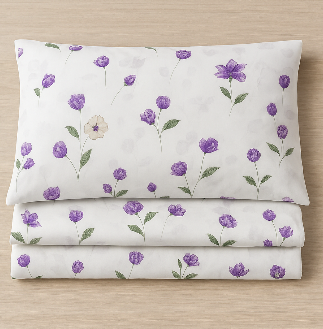 Постельное белья "Простыня и наволочка" размер евро стандарт — фото 1