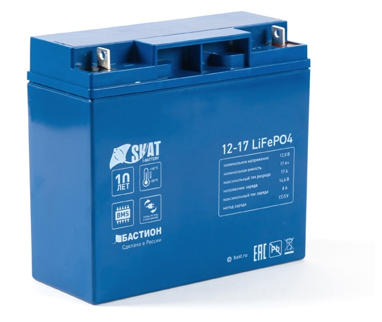 Бастион Li-Ion АКБ SKAT i-Battery 12-17 LiFePo4