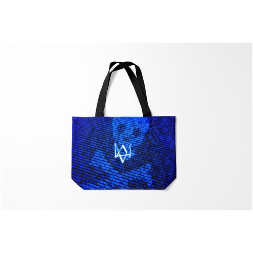 фото Сумка-шоппер / 46х35 см / геймерам / watch dogs 2 burnettie