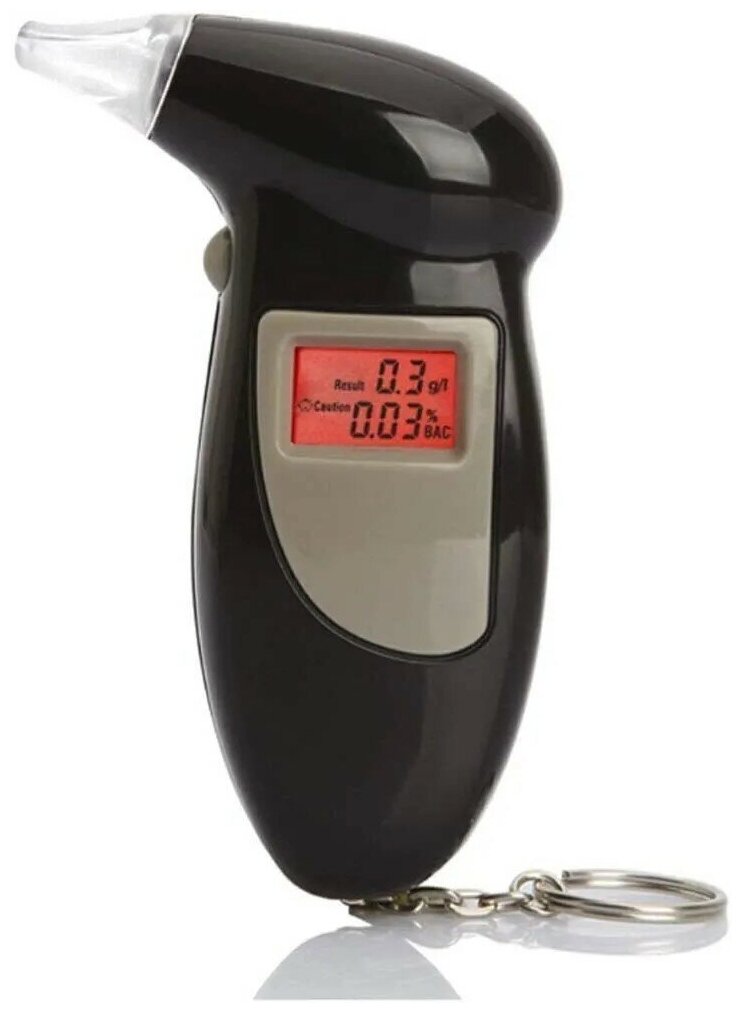 Алкотестер алкотестер алкоголя алкотестер для водителей с мундштуком время измерения 5 секунд единицы измерения промилле и мг/л