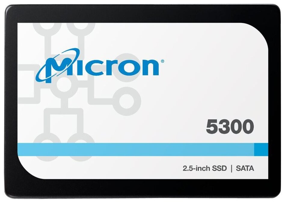 Твердотельный накопитель Micron 5300 MAX 3.8 ТБ SATA MTFDDAK3T8TDT-1AW1ZABYY