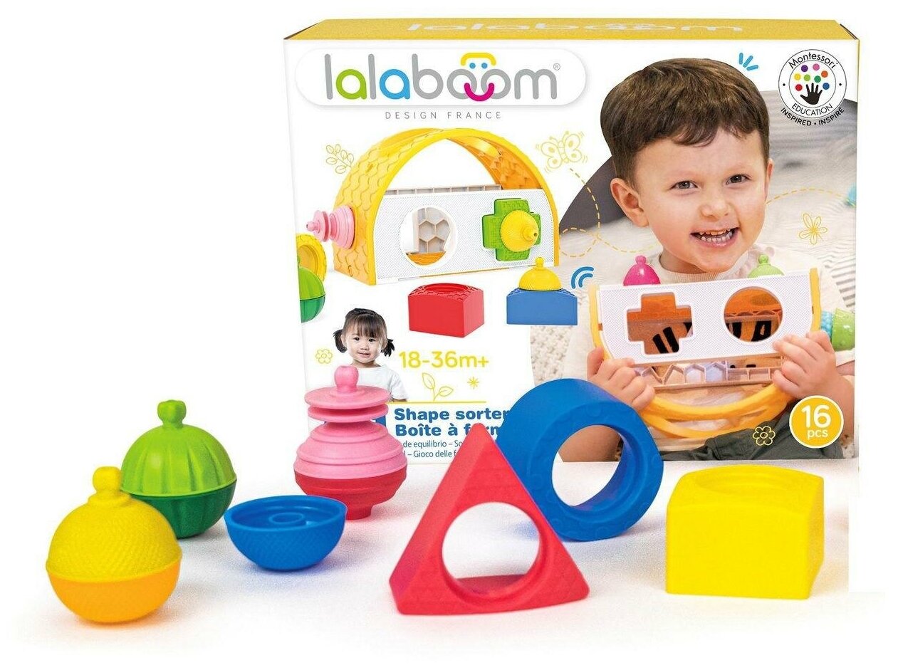 Игрушка развивающая Lalaboom Сортер, 16 предметов BL810