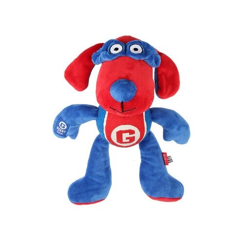 игрушка для собак gigwi agent gigwi собака c теннисным мячом 75465 красный синий 1шт GiGwi Игрушка Собака с пищалкой, текстиль, теннисная резина 75465 0,196 кг 42587 (2 шт)